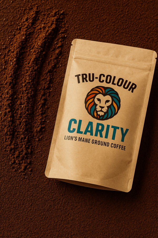Tru-Colour: Clarity - Lion’s Mane Ground Coffee (250g) - Image 4