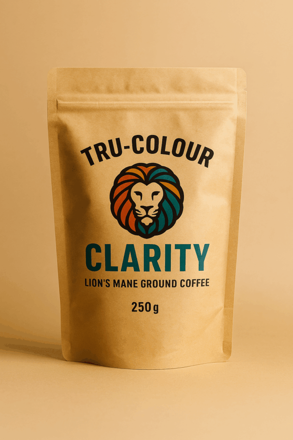 Tru-Colour: Clarity - Lion’s Mane Ground Coffee (250g) - Image 6
